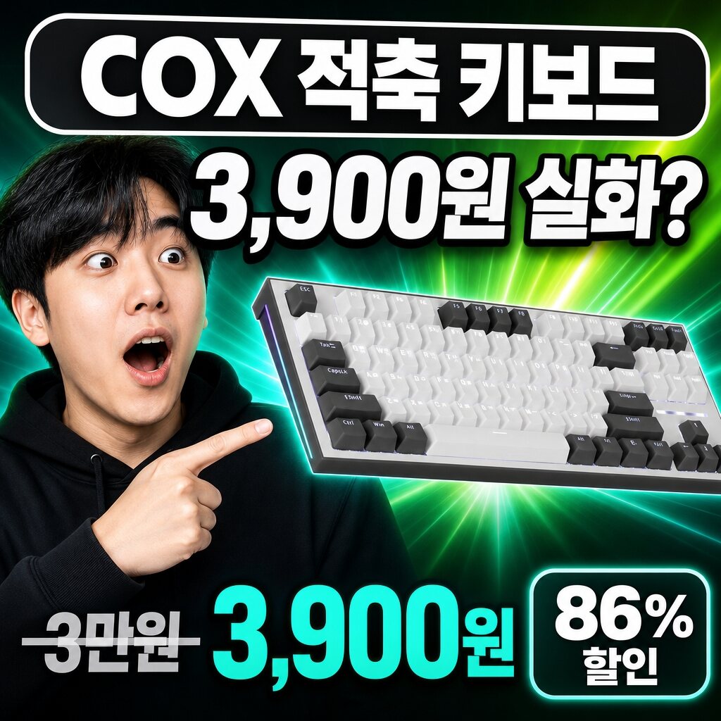 COX 키보드 후기 | 게이밍 최적 정리