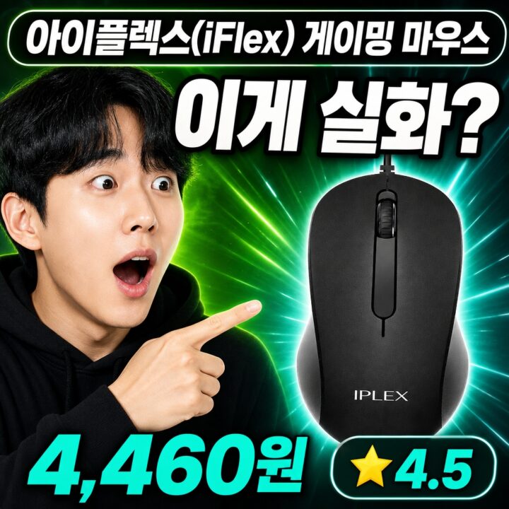 아이플렉스(iFlex) 마우스 실사용 후기 | 1,000 성능 총정리