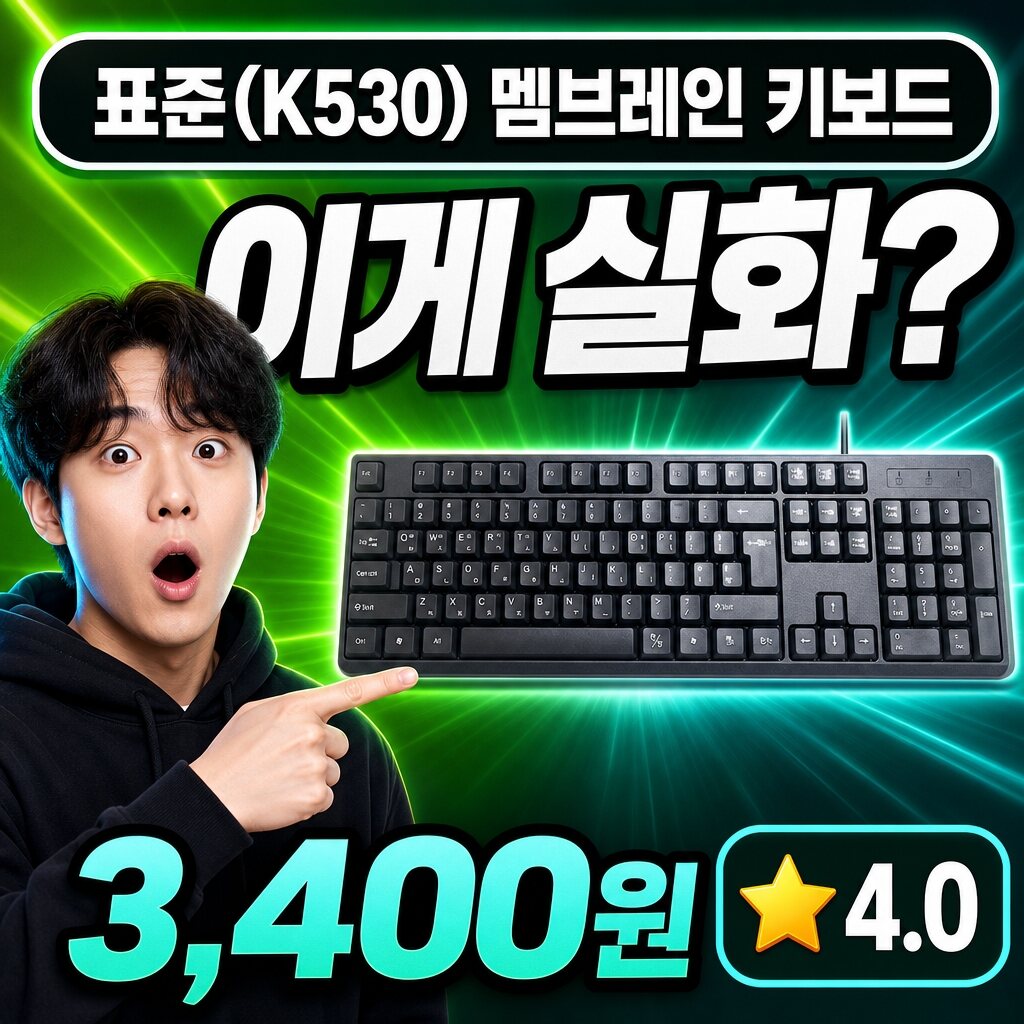 표준(K530) 키보드 후기 | 사무 최적 정리