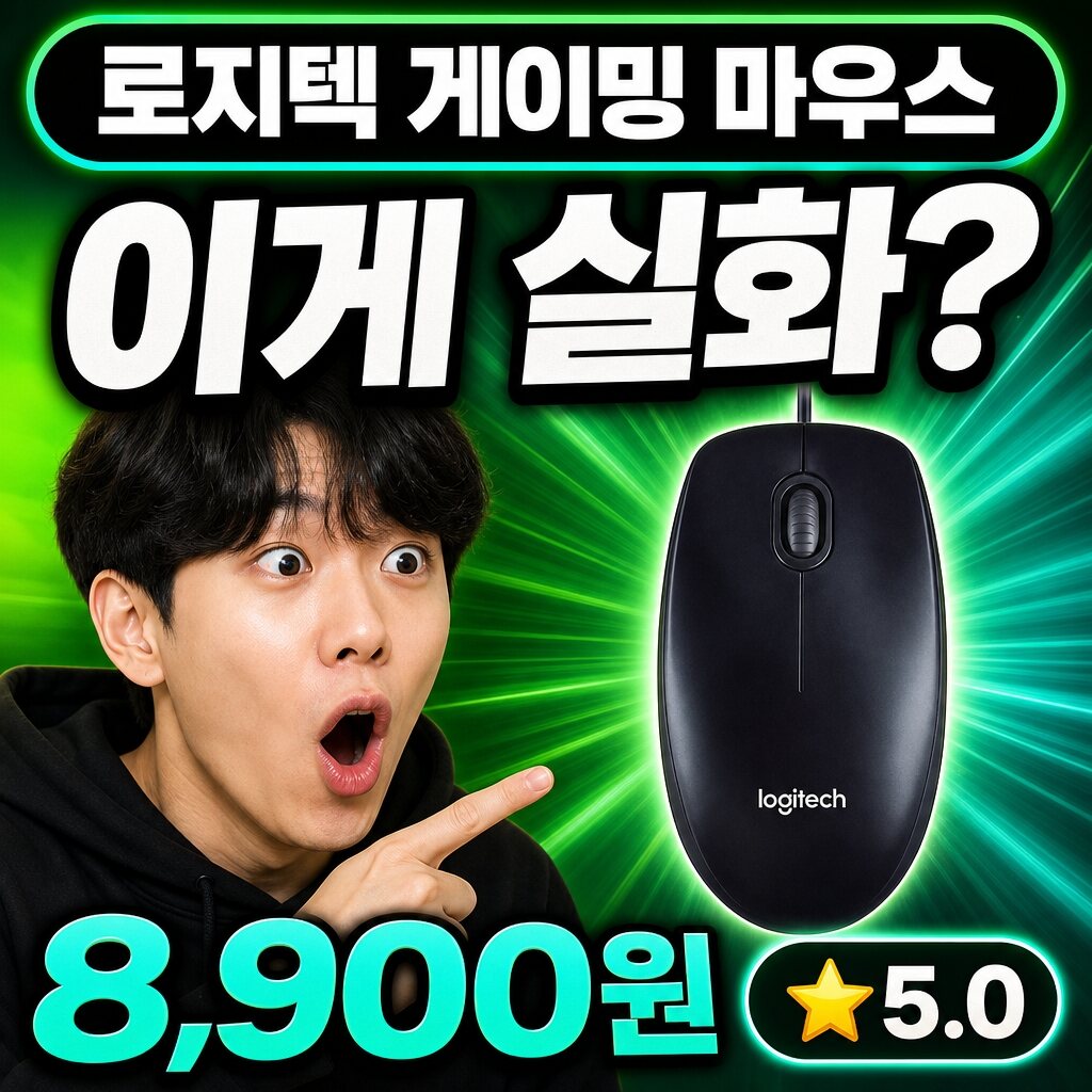 로지텍 게이밍 마우스 실측 리뷰 — 유선 정리