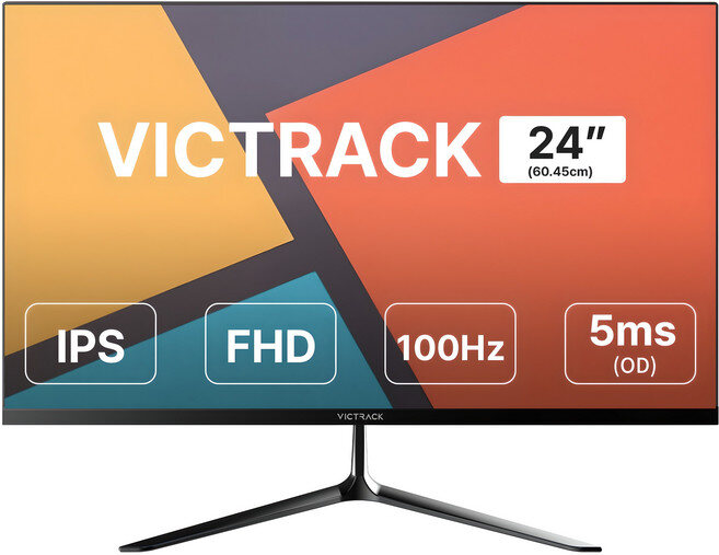 빅트랙 FHD IPS 100Hz 평면 모니터, 60.45cm, 24FM1 실제 판매 상품 이미지