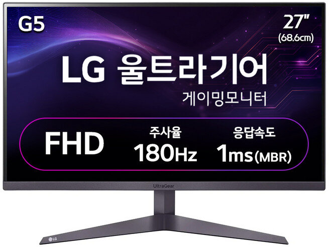 LG전자 FHD 울트라기어 게이밍 모니터, 68.6cm, 27GS50F 실제 판매 상품 이미지