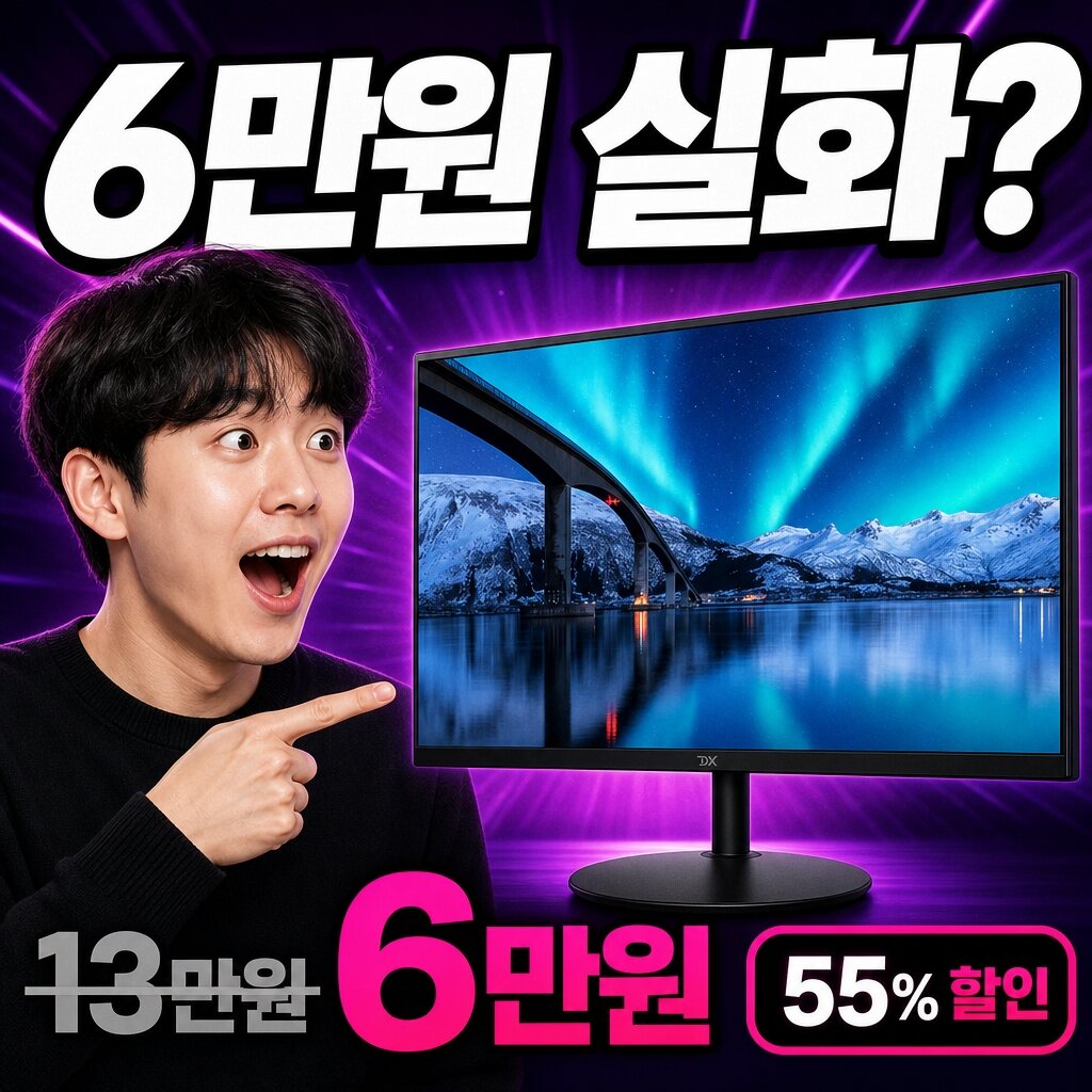 디엑스 23.8인치 모니터 실사용 후기 대표 이미지