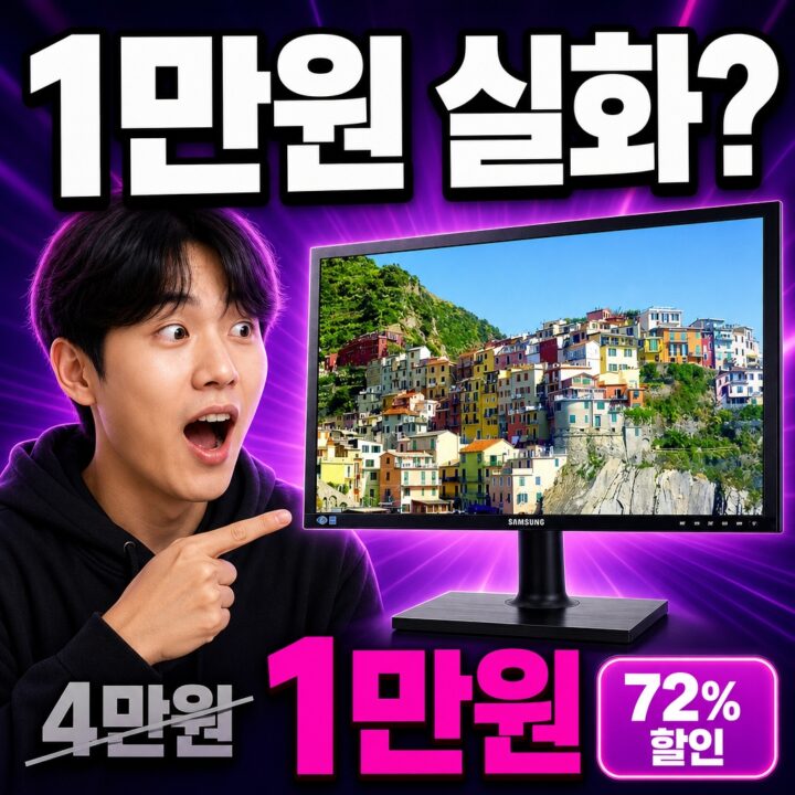 24인치 LED(TN/VA 계열) 모니터 후기 | 사무 최적 정리