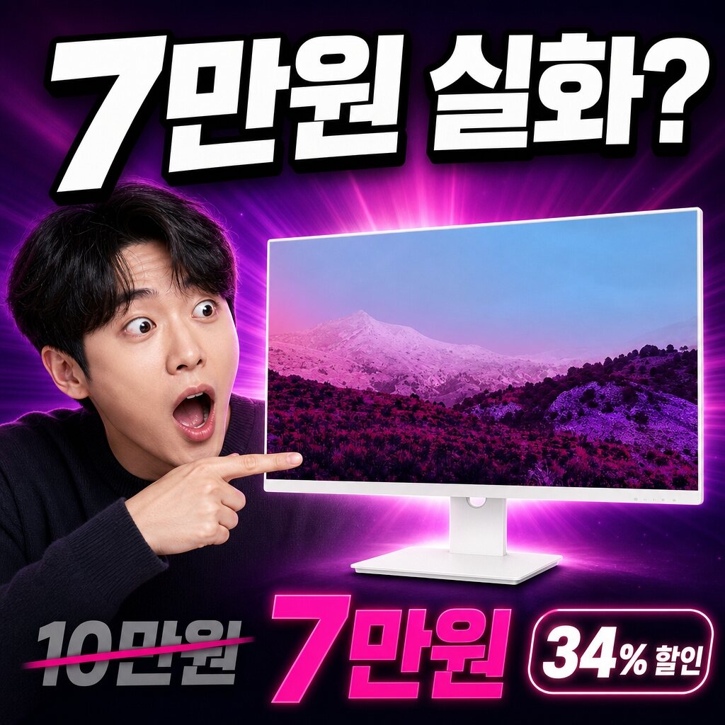 24인치 100Hz 게이밍 모니터, 이 가격 실화? 실측 리뷰