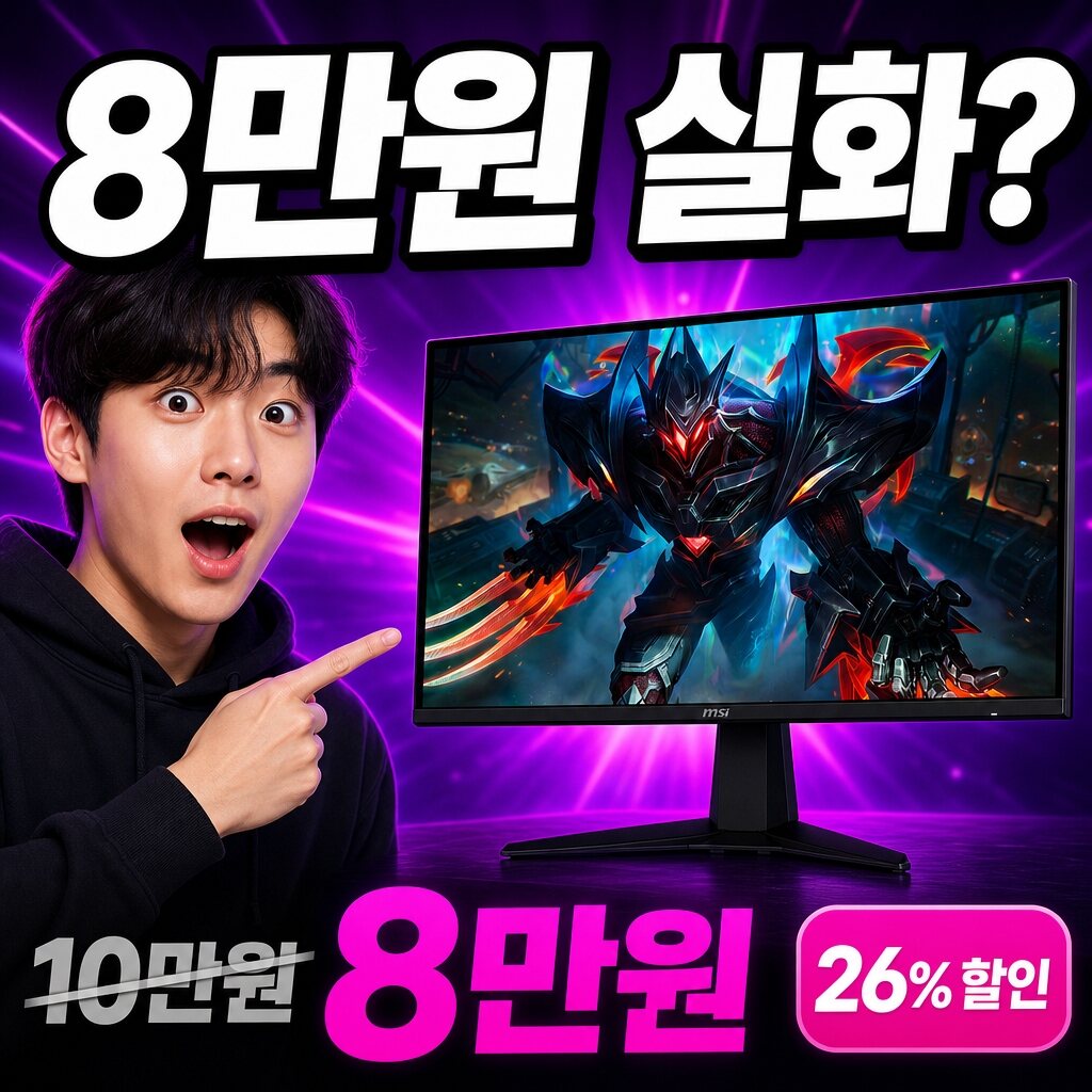 MSI 23.8인치 모니터 실사용 후기 | 60Hz IPS 총정리