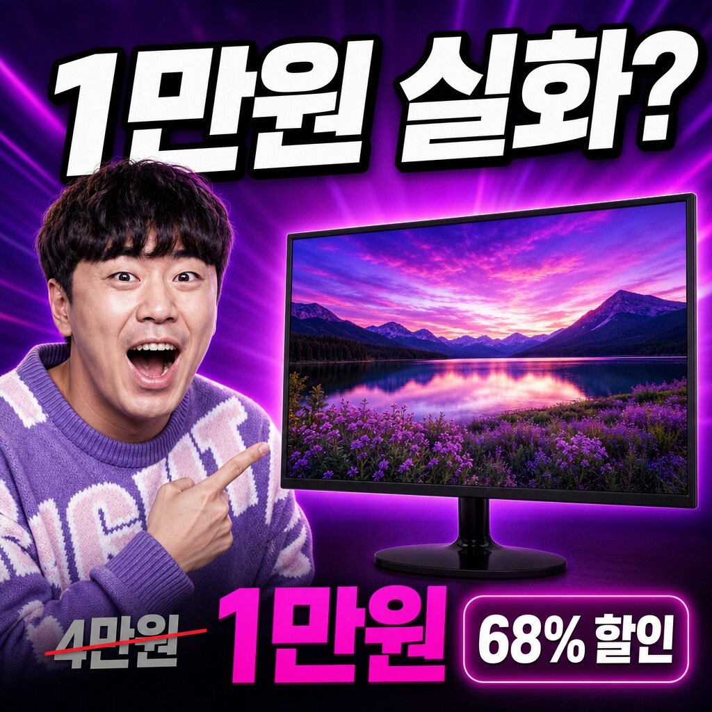 가성비 22인치 모니터 실사용 후기 대표 이미지