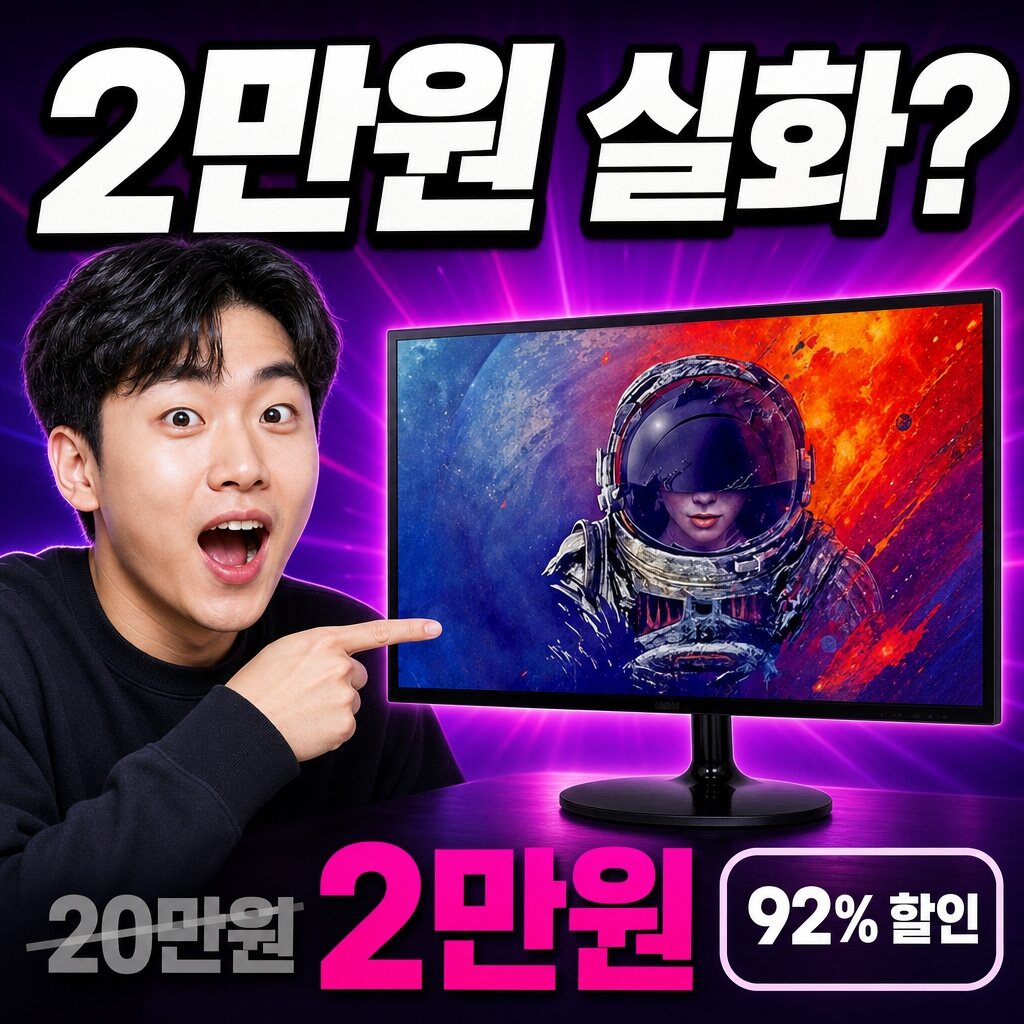 삼성 22인치 모니터 실사용 후기 | 60Hz LED 패널 총정리