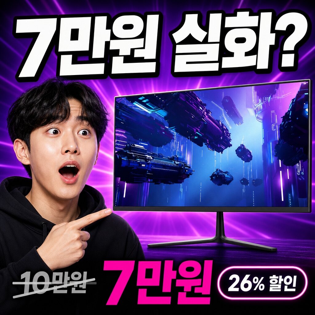 23.8인치 180Hz 게이밍 모니터, 이 가격 실화? 실측 리뷰