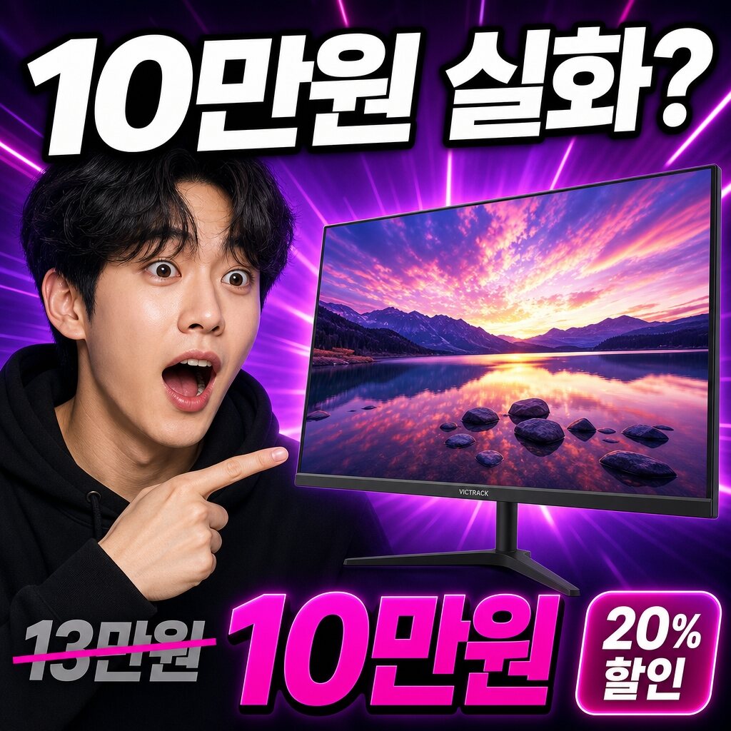 27인치 120Hz 게이밍 모니터, 이 가격 실화? 실측 리뷰