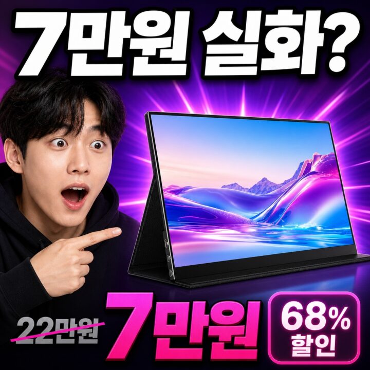 15.6인치 60Hz 게이밍 모니터, 이 가격 실화? 실측 리뷰