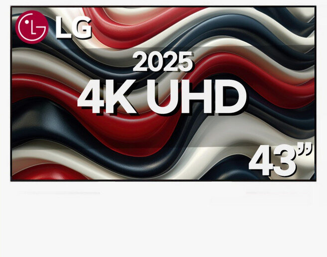LG전자 4K UHD 울트라 HD TV, 107cm(43인치), 43UA 실제 판매 상품 이미지