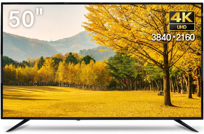 위드라이프 50인치 IPS 4K UHD TV 대기업패널장착 고화질 프리미 실제 판매 상품 이미지