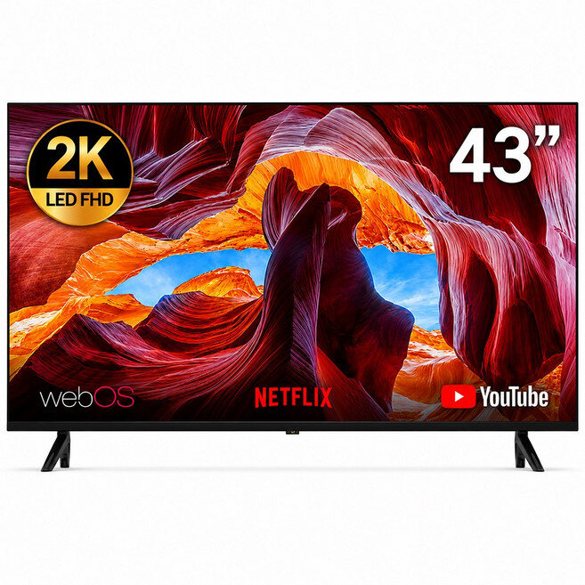 와우피프티 스마트 FHD LED TV, 43FHD-S, 고객직접설치, 스 실제 판매 상품 이미지