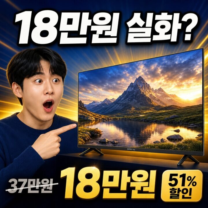 와이드뷰 40인치 TV 실사용 후기 | FHD(1920×1080) 화질 총정리