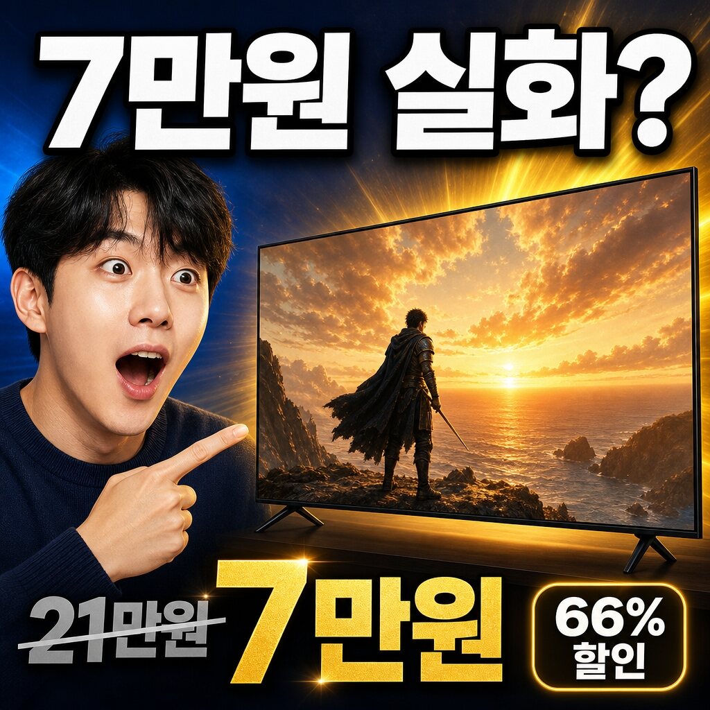 티브이지 32인치 TV 실사용 후기 | HD(1366×768) 화질 총정리