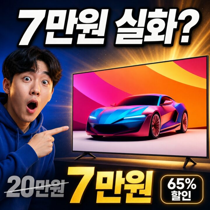 프리토스 32인치 TV 실사용 후기 | HD(1366×768) 화질 총정리