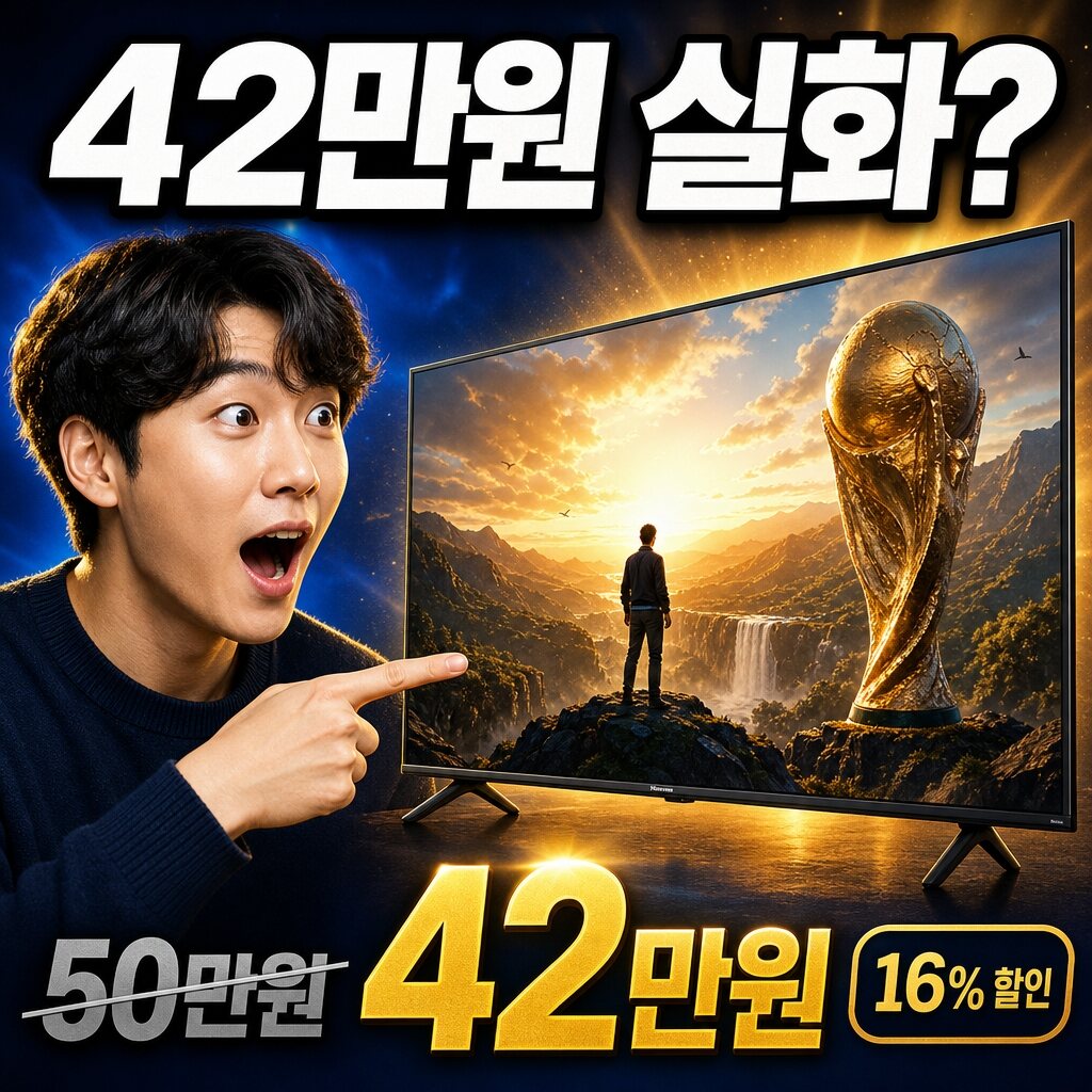 Hisense 55인치 TV 실사용 후기 대표 이미지