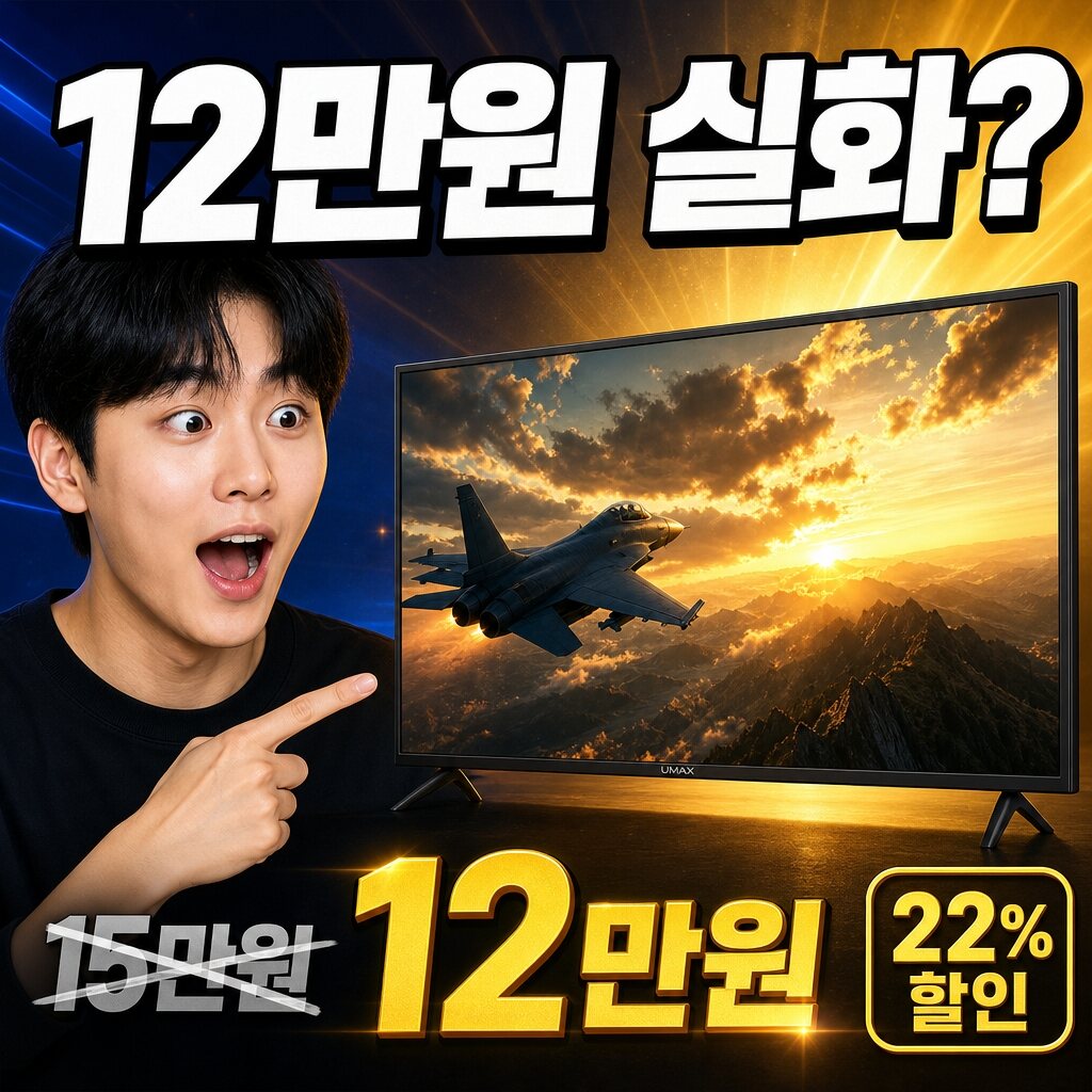 32인치 FHD(1920×1080) TV, 22% 할인 실화? 실측 리뷰