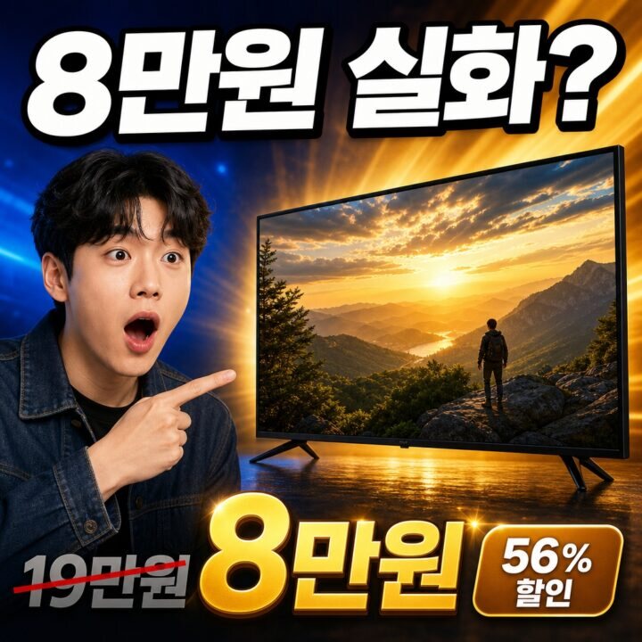 32인치 스마트 TV 후기 | 거실·원룸 설치 총정리
