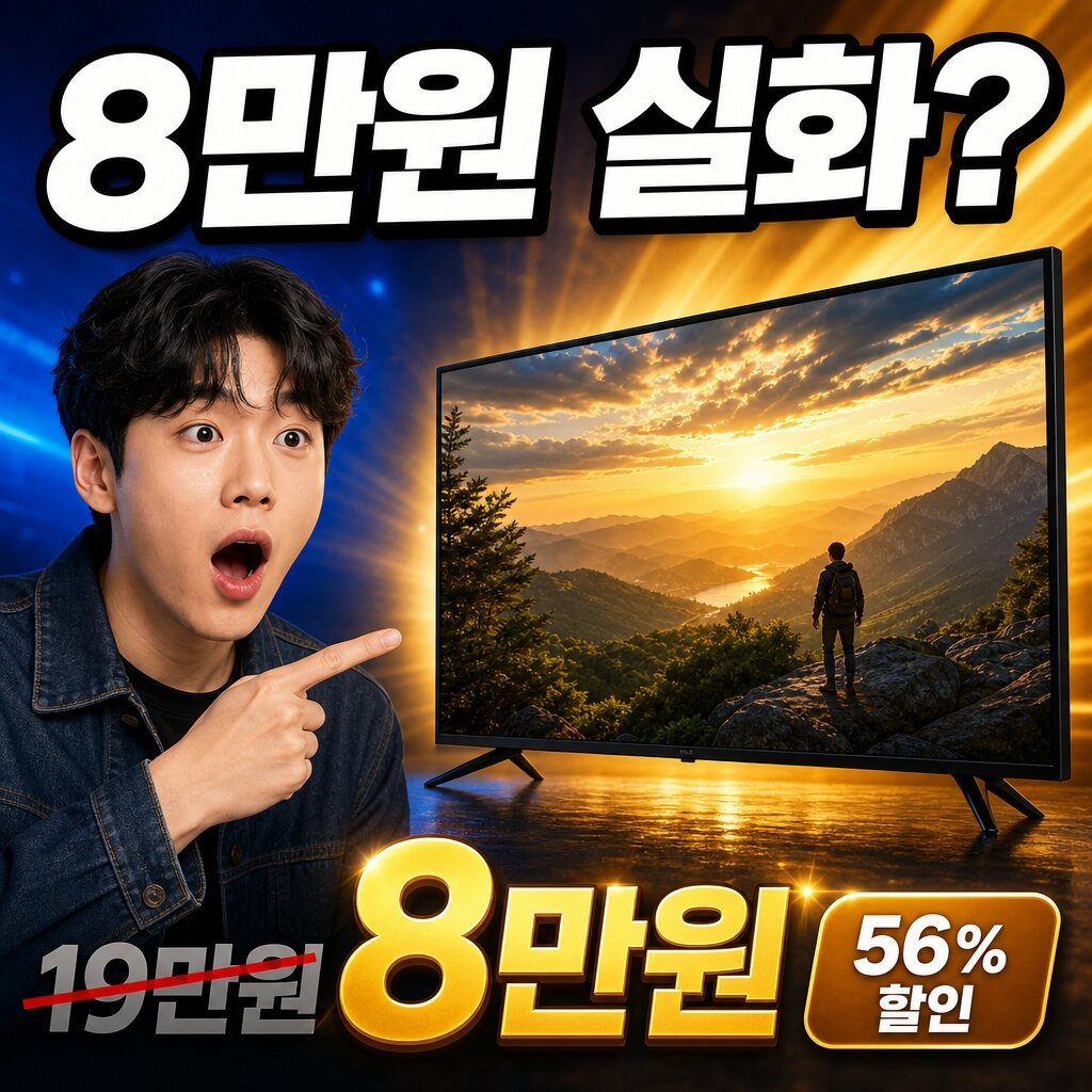 32인치 스마트 TV 후기 | 거실·원룸 설치 총정리