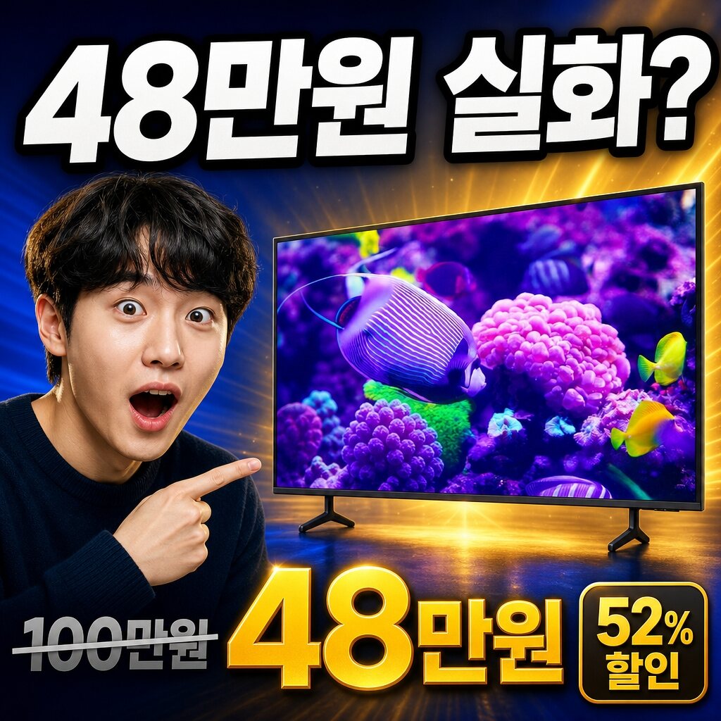 55인치 4K UHD(3840×2160) TV, 52% 할인 실화? 실측 리뷰