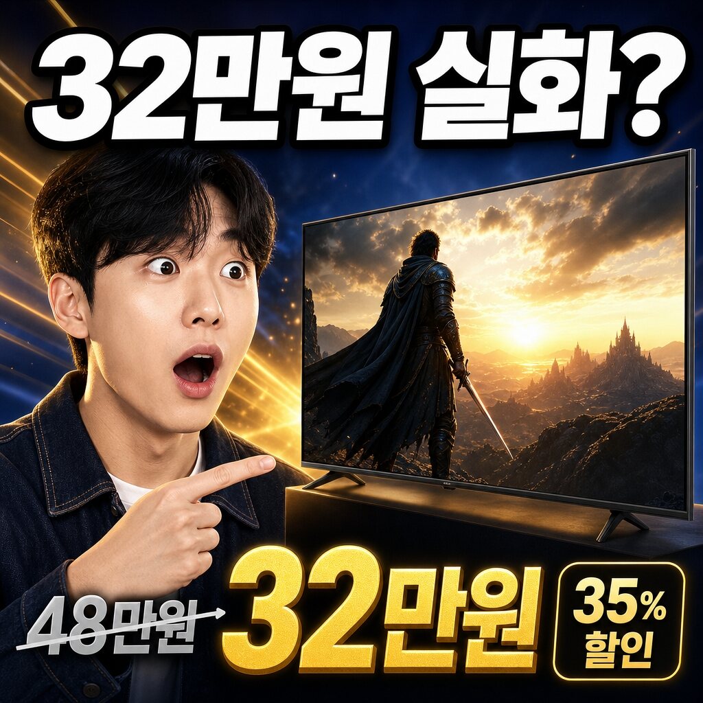 55인치 4K UHD(3840×2160) TV, 35% 할인 실화? 실측 리뷰