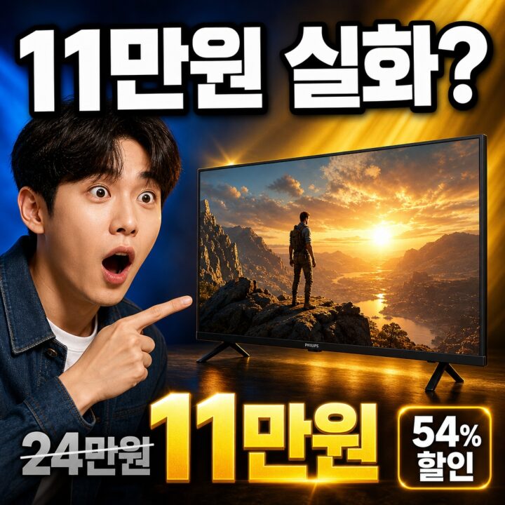 32인치 스마트 TV 후기 | 거실·원룸 설치 총정리