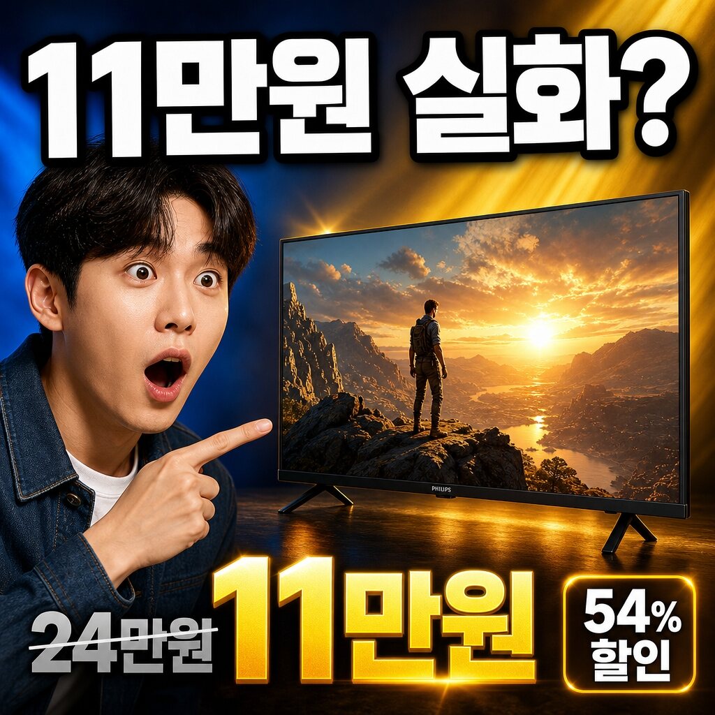 32인치 스마트 TV 후기 | 거실·원룸 설치 총정리