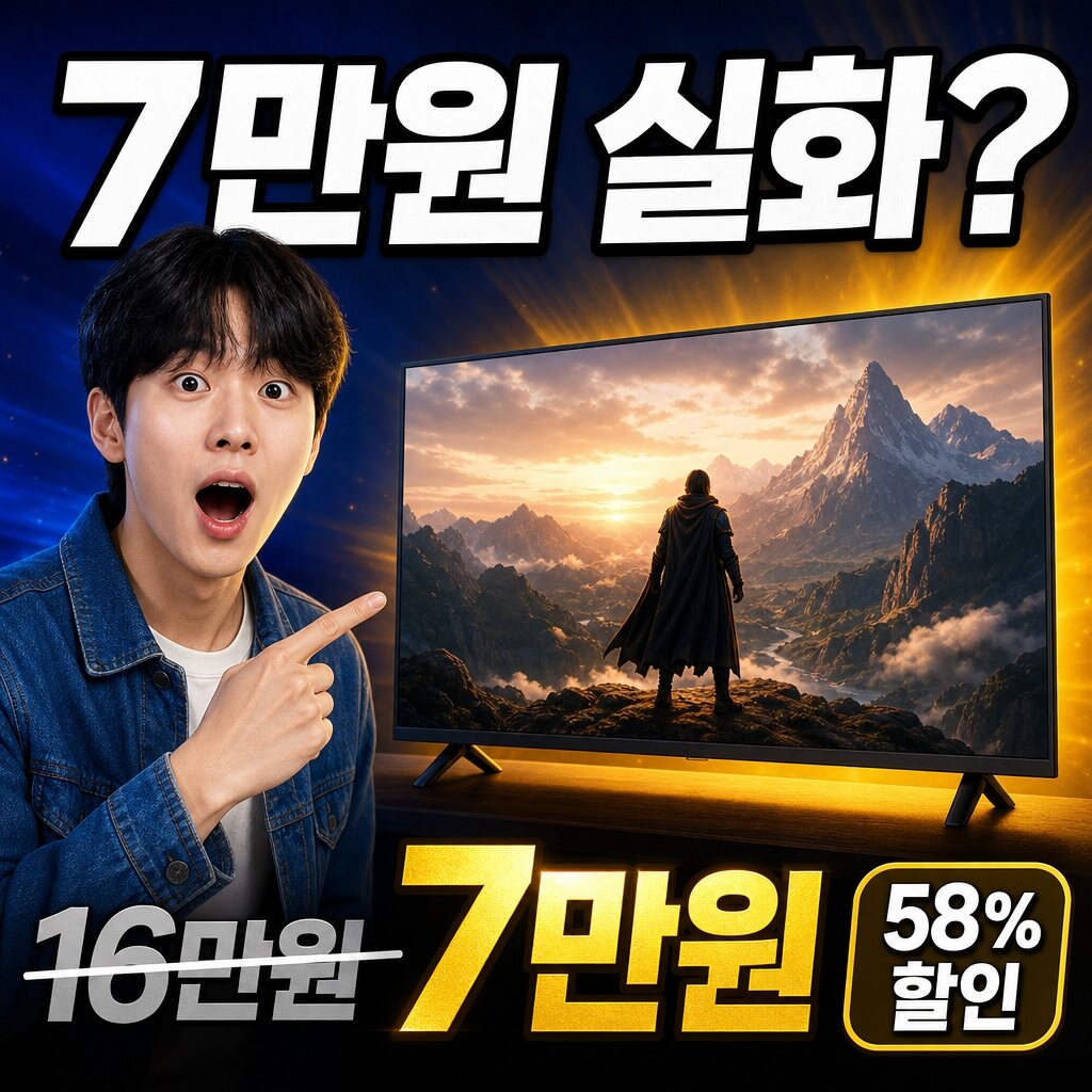 이브이 32인치 TV 실사용 후기 대표 이미지