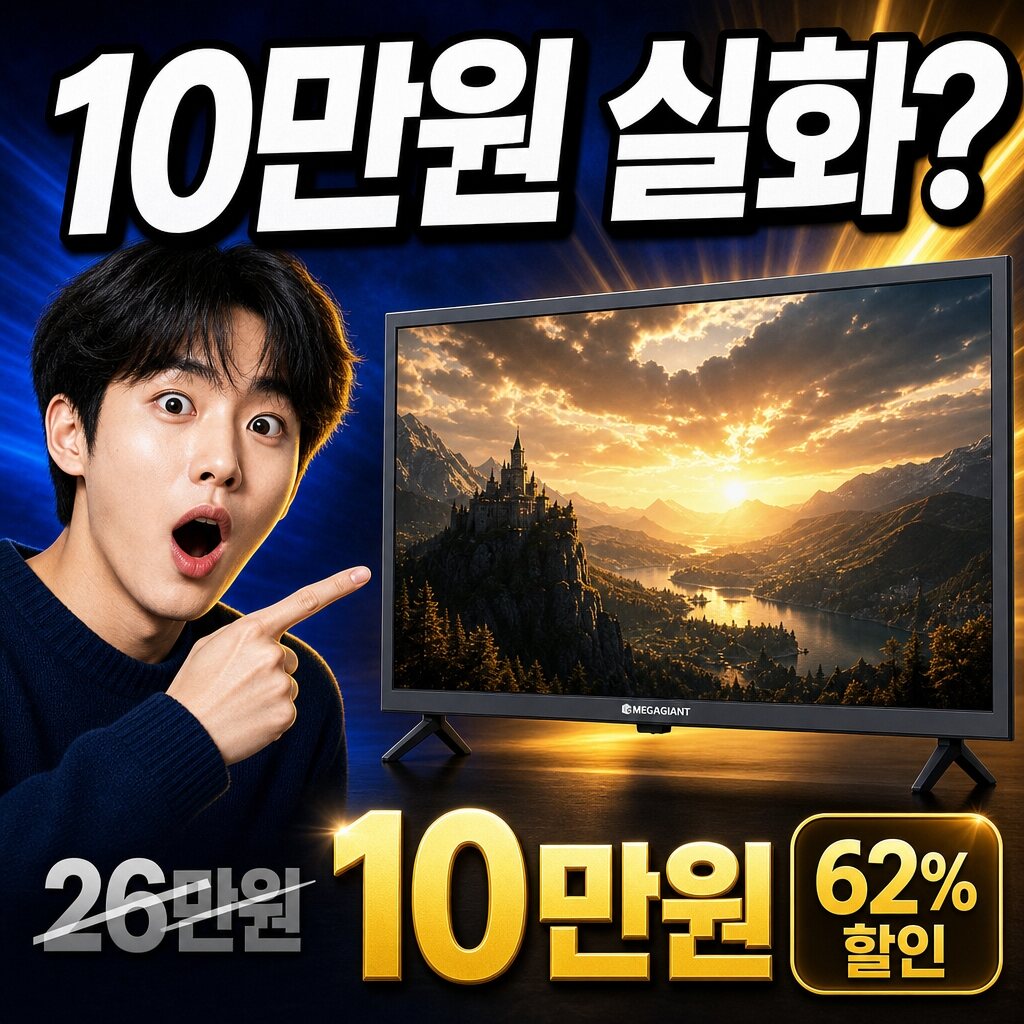 메가TV 32인치 TV 실사용 후기 대표 이미지