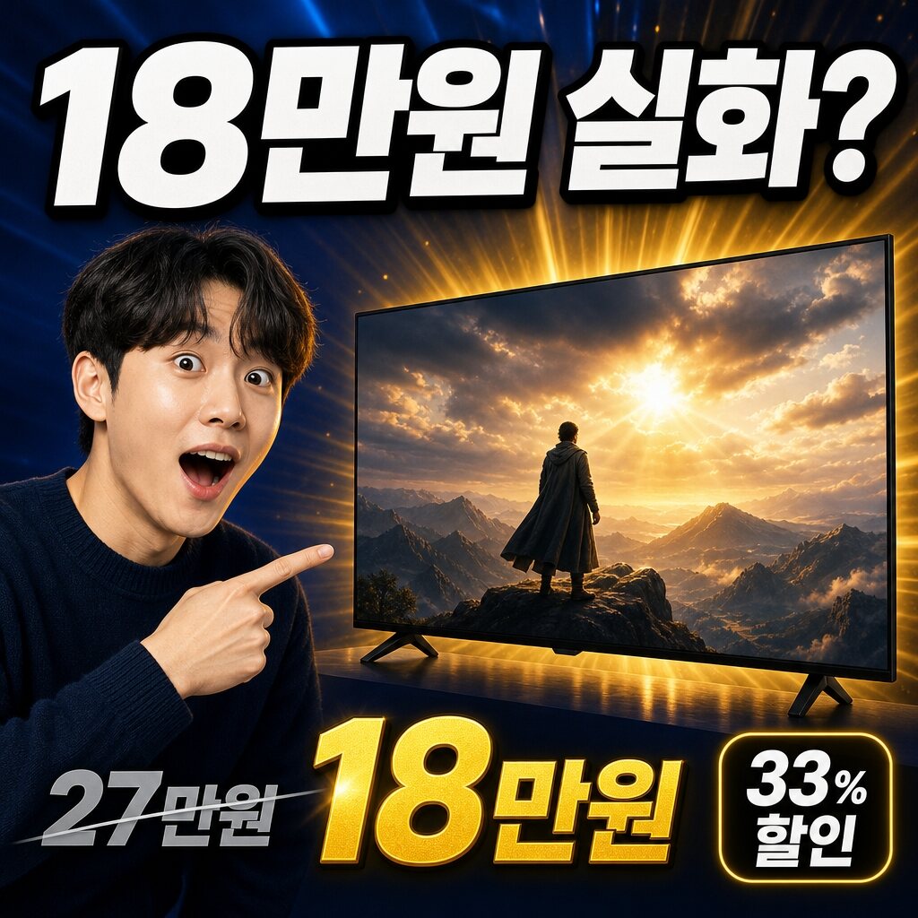 스카이뷰 43인치 TV 실사용 후기 | FHD(1920×1080) 화질 총정리