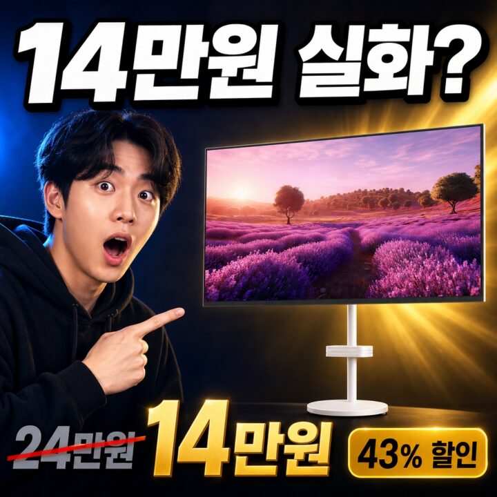 프리토스 TV 실측 후기 — 이동식 스마트 스탠드 완벽 분석