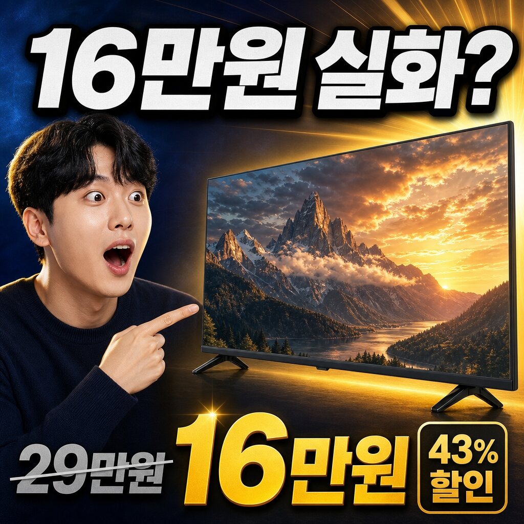 40인치 스마트 TV 후기 | 거실·원룸 설치 총정리