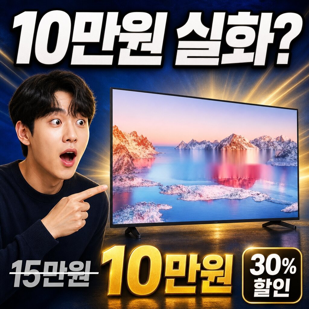50인치 4K UHD(3840×2160) TV, 30% 할인 실화? 실측 리뷰