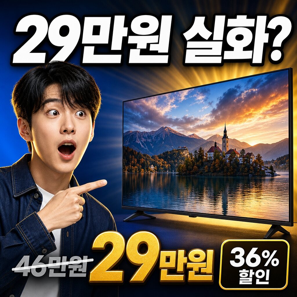 50인치 스마트 TV 후기 | 거실·원룸 설치 총정리