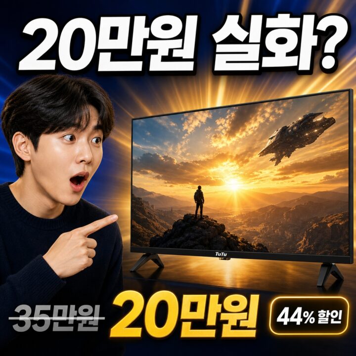 43인치 스마트 TV 후기 | 거실·원룸 설치 총정리