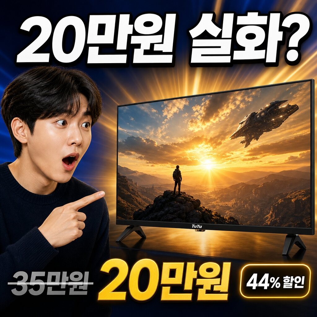 TuTu 43인치 TV 실사용 후기 대표 이미지