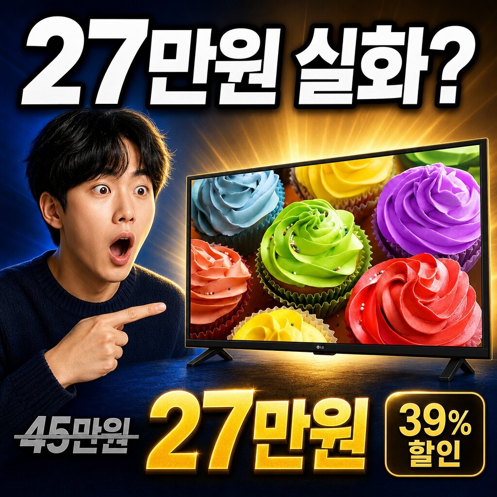 LG전자 32인치 TV 실사용 후기 대표 이미지