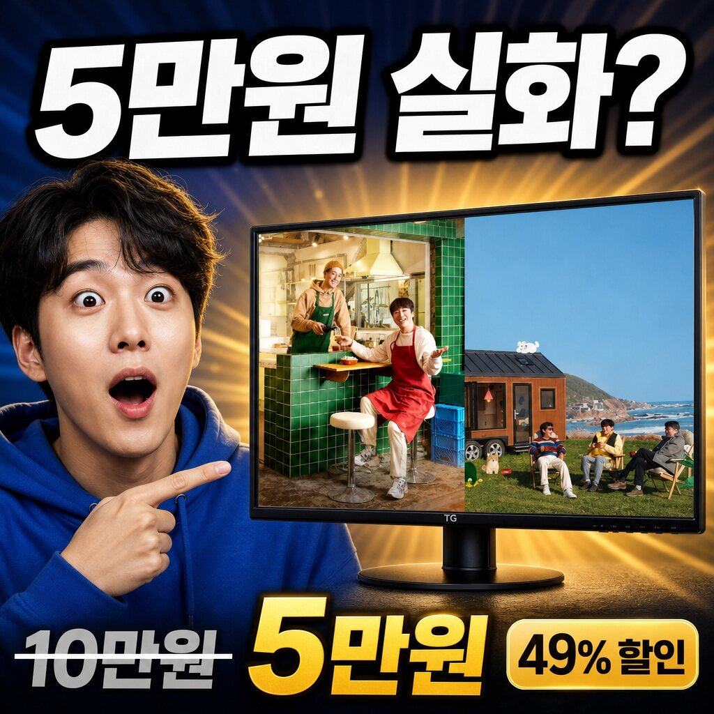 가성비 22인치 TV 실사용 후기 대표 이미지