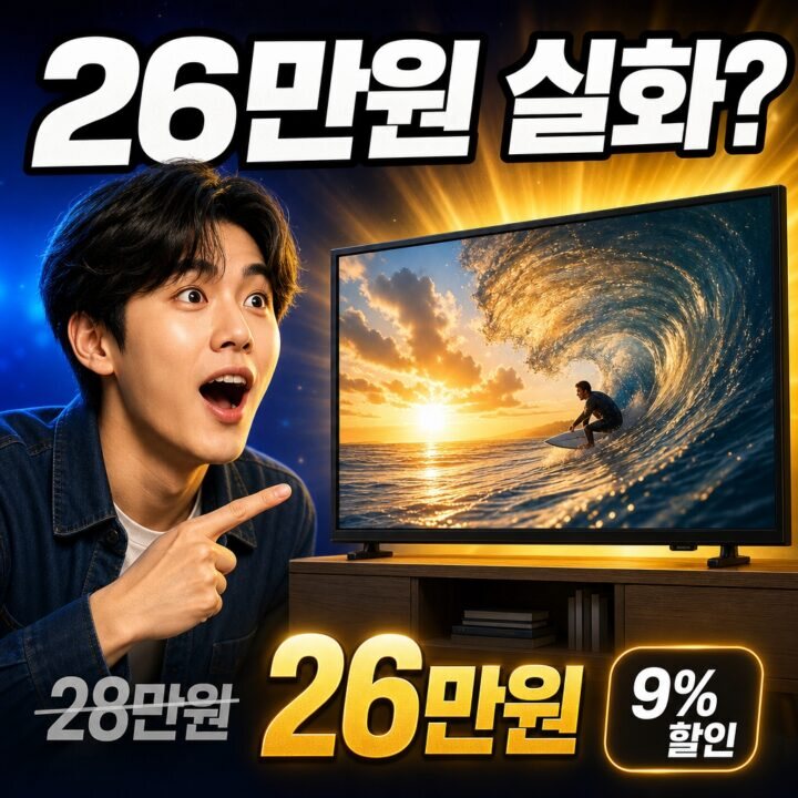 삼성전자 32인치 TV 실사용 후기 | HD(1366×768) 화질 총정리