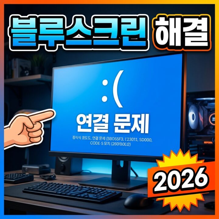 윈도우 블루스크린(BSOD) 오류 원인과 단계별 해결 방법 (2026 최신)