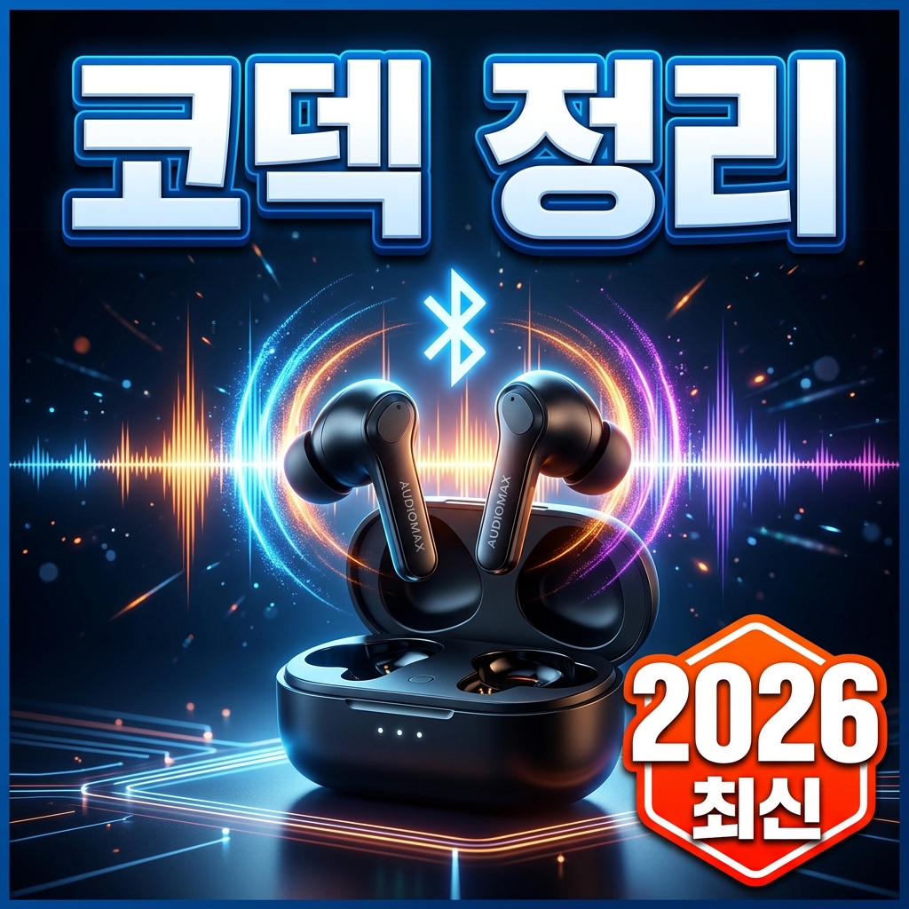 블루투스 오디오 코덱 가이드 — SBC·AAC·aptX·LDAC 차이와 선택