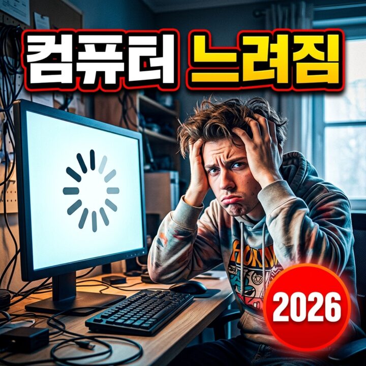 컴퓨터가 느려지는 원인과 해결 방법 총정리 — 시작프로그램·저장공간·발열·악성코드·업그레이드