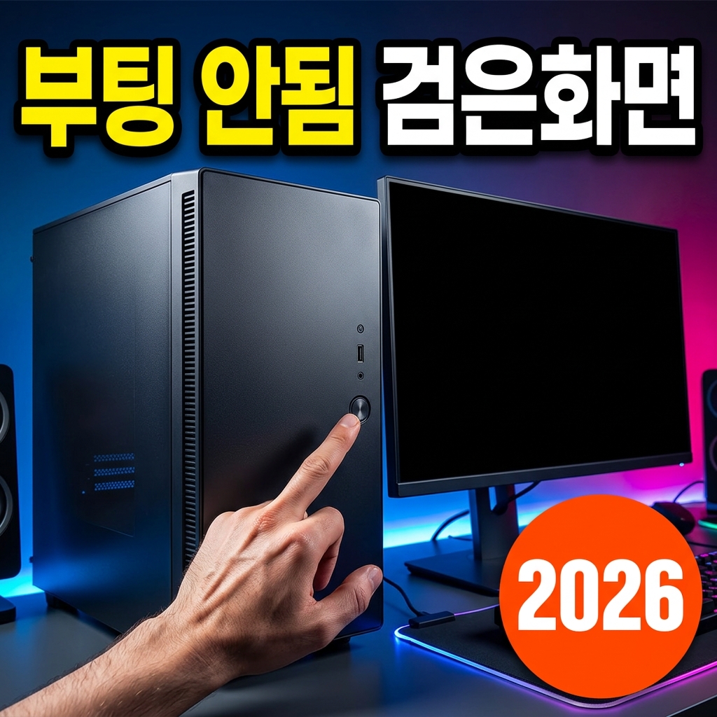 화면이 검은색일 때(전원은 켜짐) 원인과 단계별 해결법
