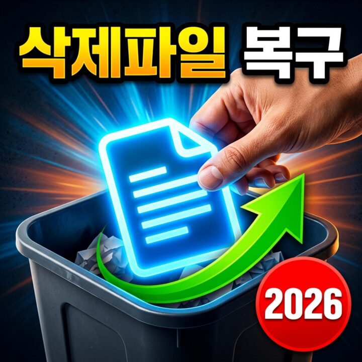 실수로 지운 파일 복구하는 법 — 휴지통·복구 프로그램·주의사항 총정리