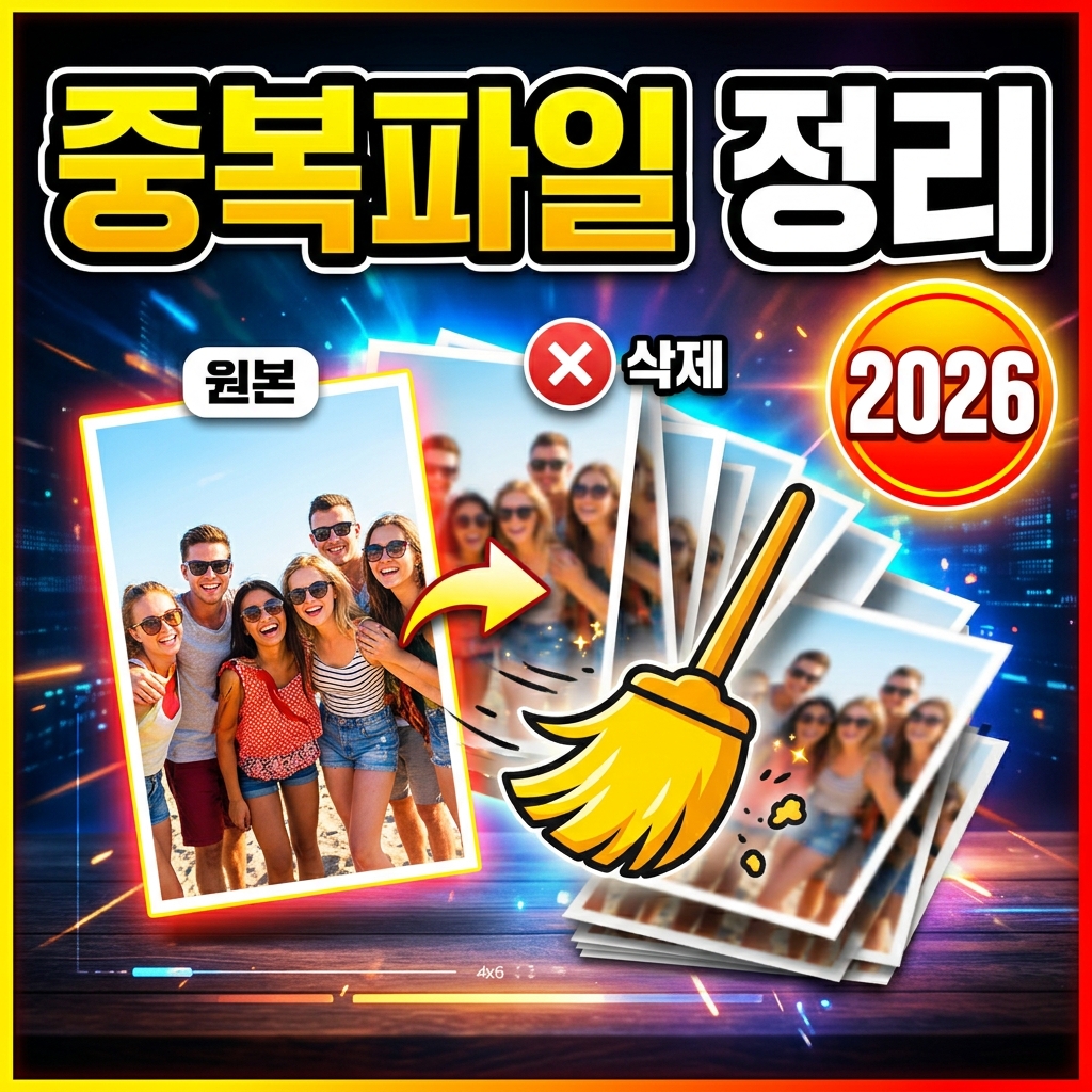 중복 파일 찾아 정리하는 법 — 도구 선택부터 안전한 삭제 순서·주의점까지 (2026)