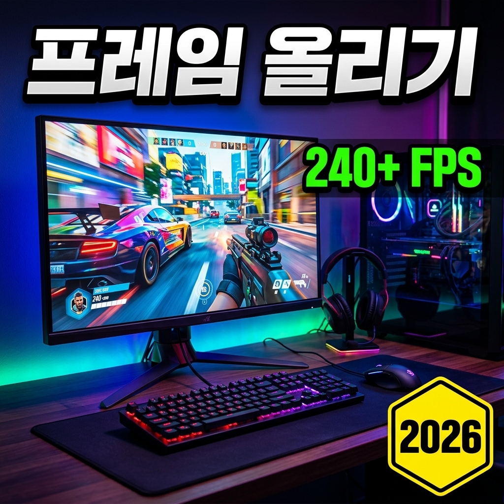 게임 FPS 저하 원인과 최적화 총정리 — 그래픽 설정·드라이버·발열·백그라운드