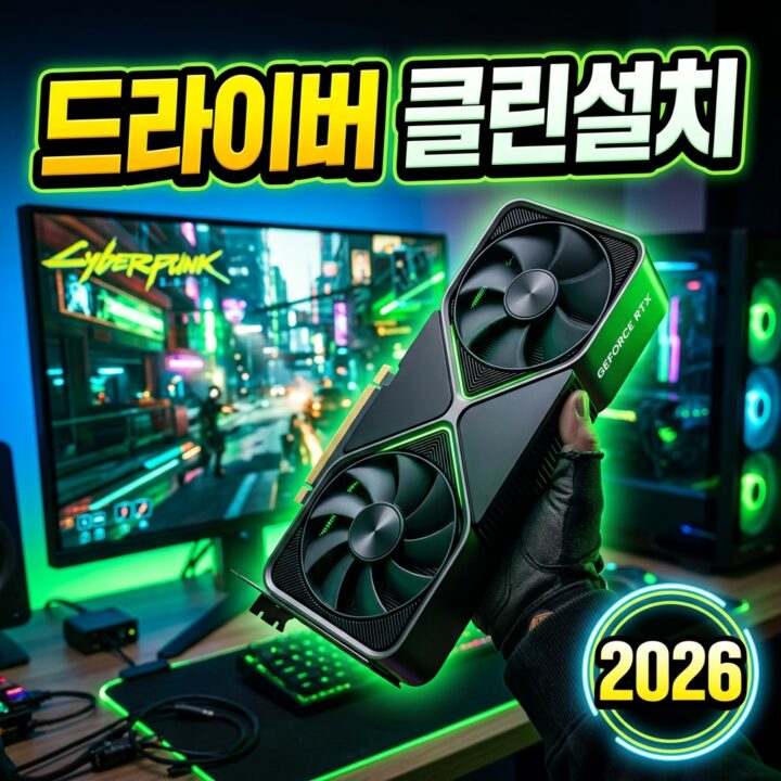 그래픽 드라이버 클린 설치 방법 — DDU로 완전 삭제 후 재설치 (2026)