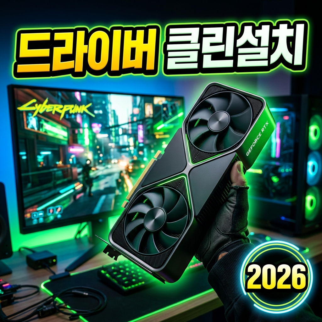 그래픽 드라이버 클린 설치 방법 — DDU로 완전 삭제 후 재설치 (2026)